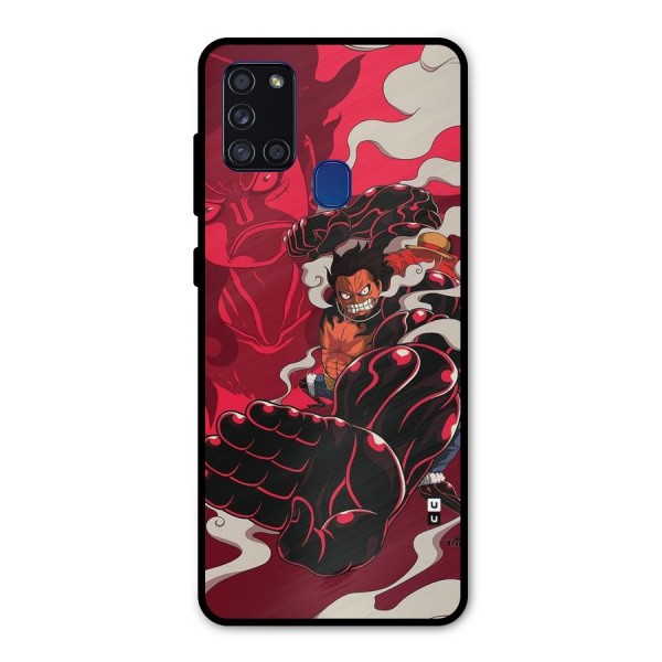 Luffy Gear Fourth Metal Back Case for Galaxy A21s