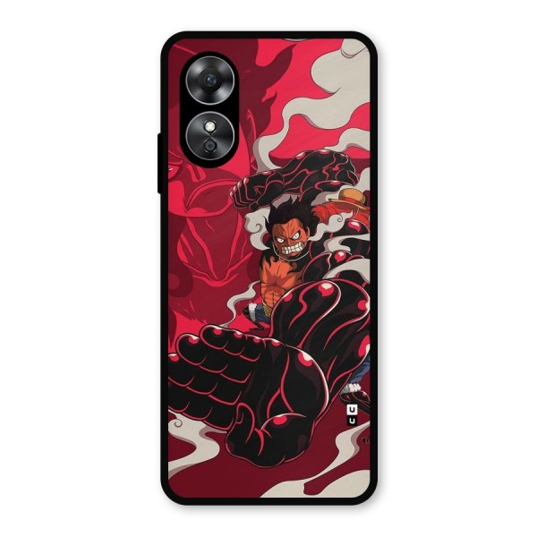 Luffy Gear Fourth Metal Back Case for Oppo A17