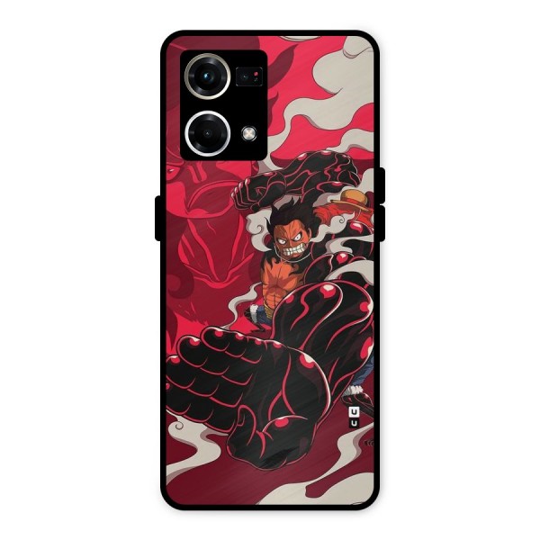Luffy Gear Fourth Metal Back Case for Oppo F21 Pro 4G