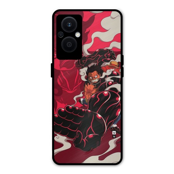 Luffy Gear Fourth Metal Back Case for Oppo F21 Pro 5G