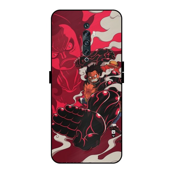Luffy Gear Fourth Metal Back Case for Oppo Reno2 F