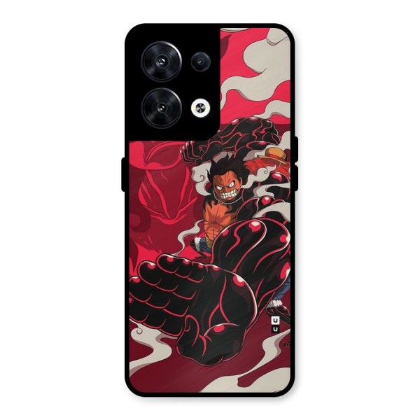 Luffy Gear Fourth Metal Back Case for Oppo Reno8 5G