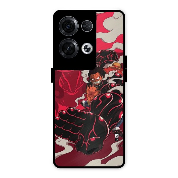 Luffy Gear Fourth Metal Back Case for Oppo Reno8 Pro 5G