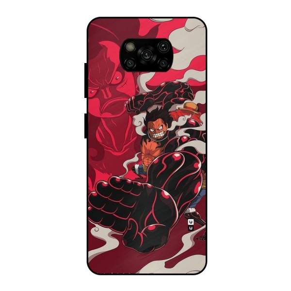 Luffy Gear Fourth Metal Back Case for Poco X3