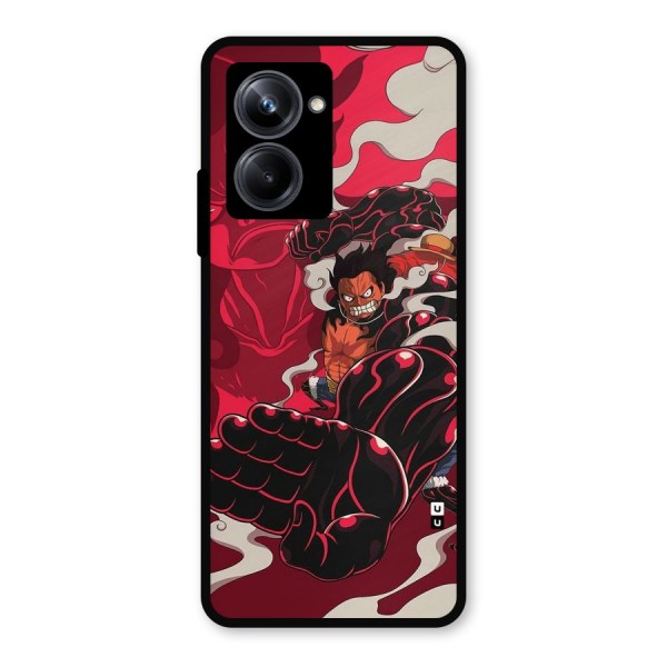 Luffy Gear Fourth Metal Back Case for Realme 10 Pro