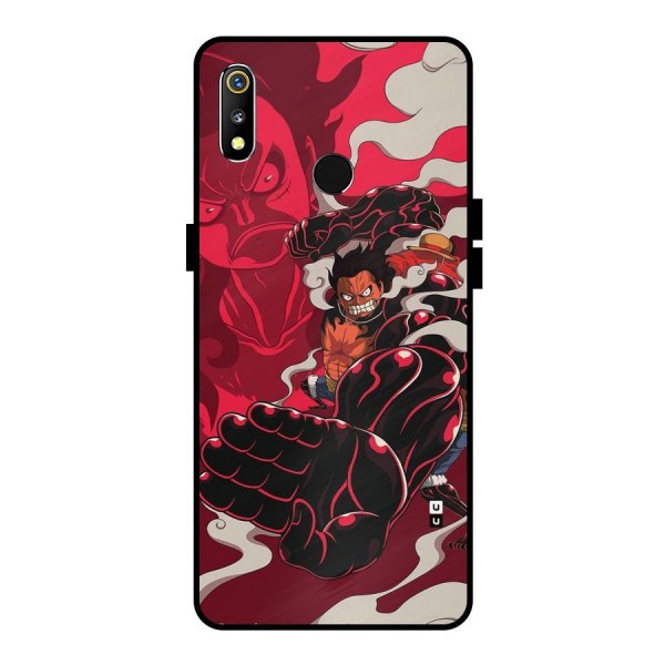 Luffy Gear Fourth Metal Back Case for Realme 3