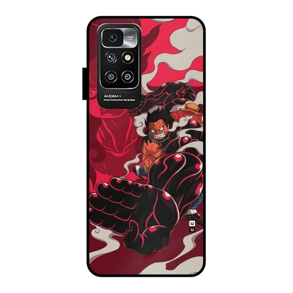 Luffy Gear Fourth Metal Back Case for Redmi 10 Prime
