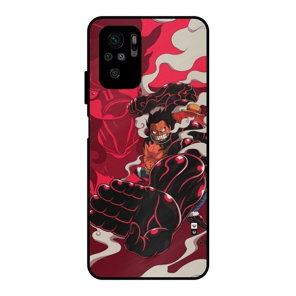 Luffy Gear Fourth Metal Back Case for Redmi Note 10