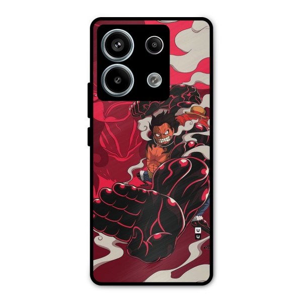 Luffy Gear Fourth Metal Back Case for Redmi Note 13 Pro 5G