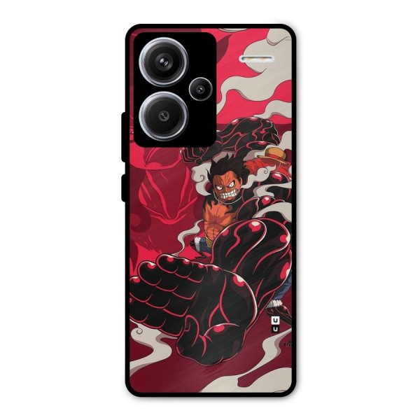 Luffy Gear Fourth Metal Back Case for Redmi Note 13 Pro Plus