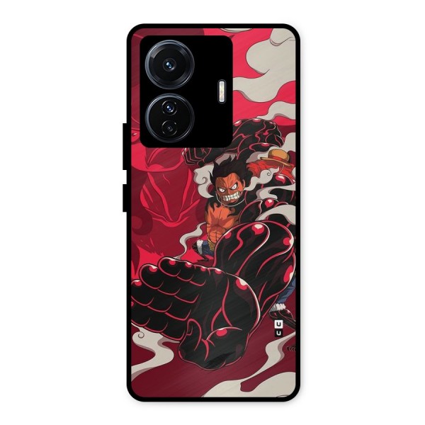 Luffy Gear Fourth Metal Back Case for Vivo T1 Pro