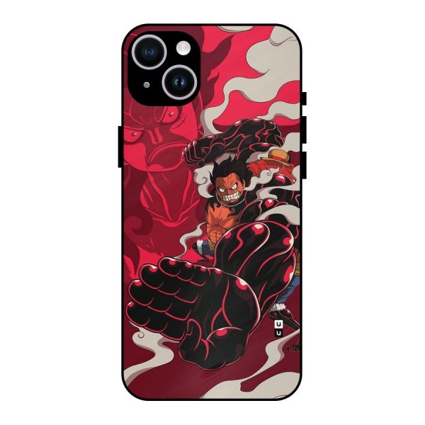 Luffy Gear Fourth Metal Back Case for iPhone 14 Plus