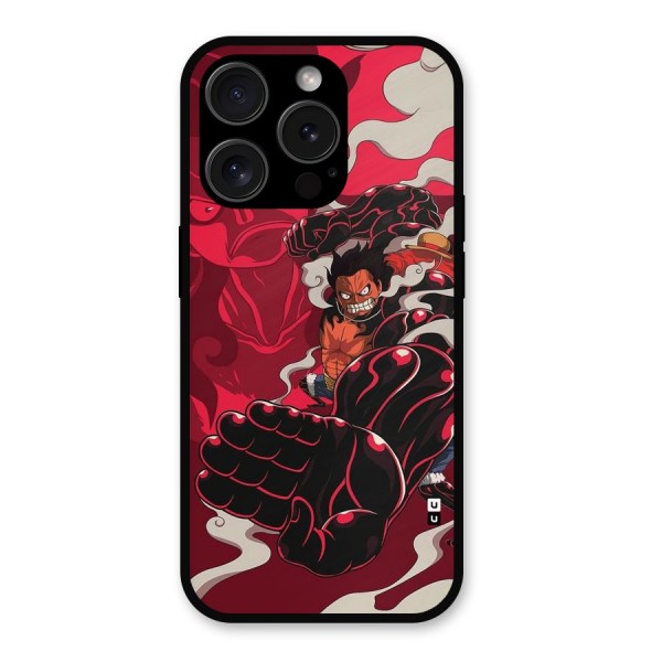 Luffy Gear Fourth Metal Back Case for iPhone 15 Pro