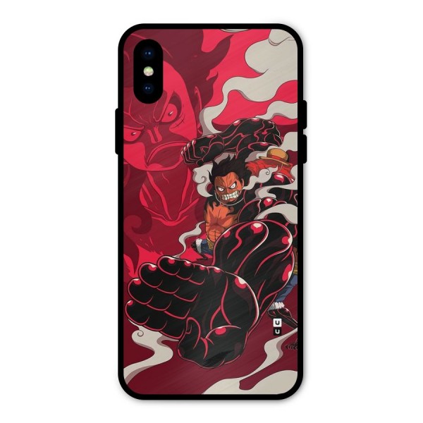 Luffy Gear Fourth Metal Back Case for iPhone X