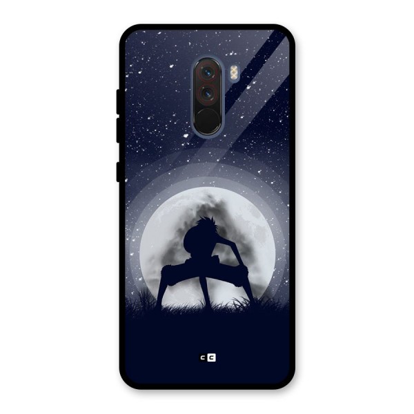 Luffy Gear Second Glass Back Case for Poco F1