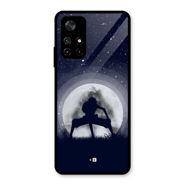 Luffy Gear Second Glass Back Case for Poco M4 Pro 5G
