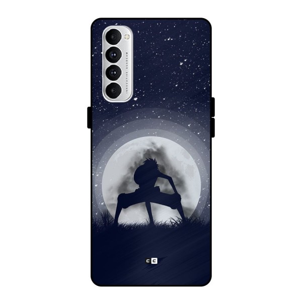 Luffy Gear Second Metal Back Case for Oppo Reno4 Pro