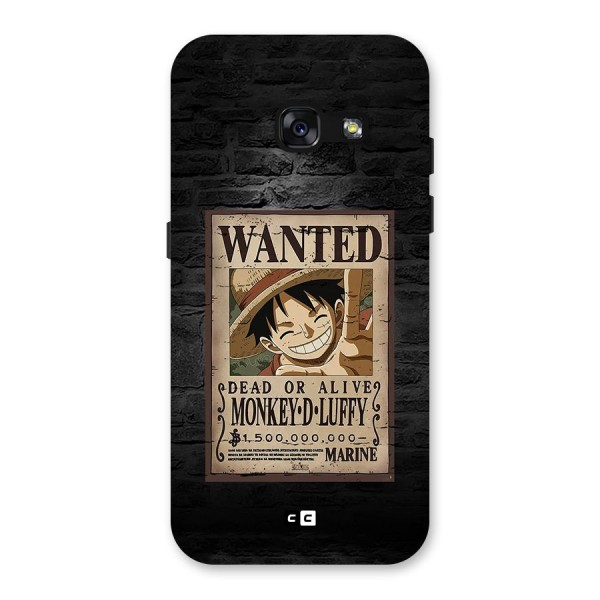 Luffy Wanted Back Case for Galaxy A3 (2017)