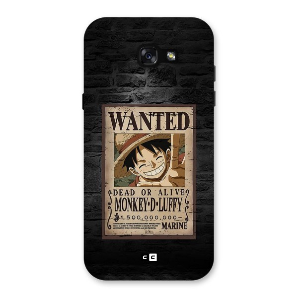 Luffy Wanted Back Case for Galaxy A7 (2017)