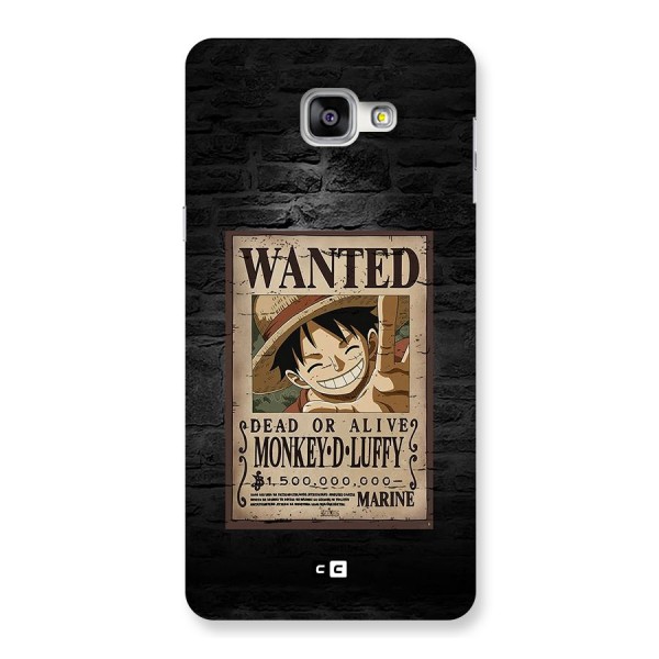Luffy Wanted Back Case for Galaxy A9
