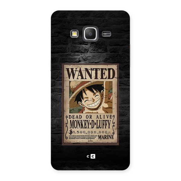Luffy Wanted Back Case for Galaxy Grand Prime