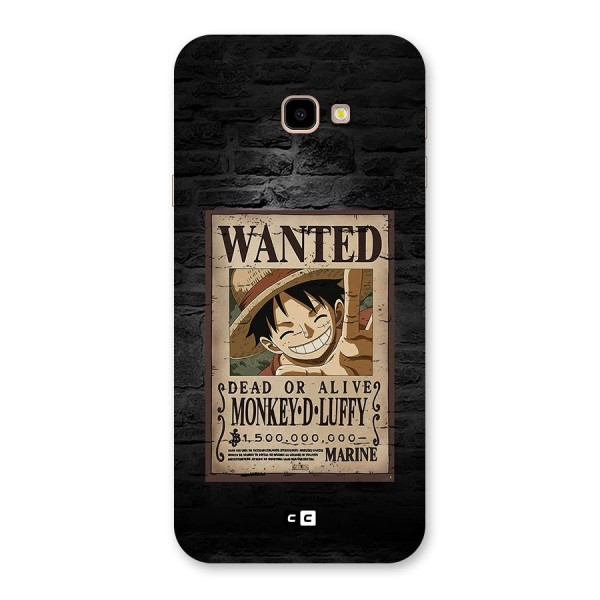 Luffy Wanted Back Case for Galaxy J4 Plus