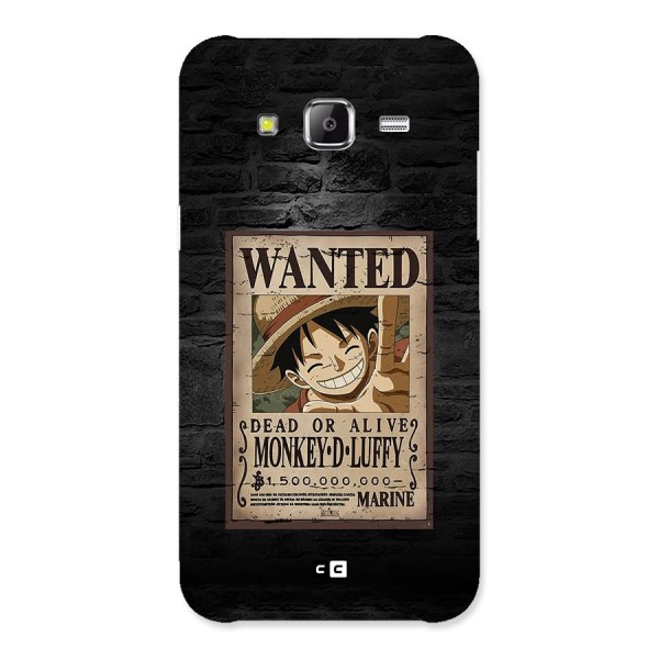 Luffy Wanted Back Case for Galaxy J5