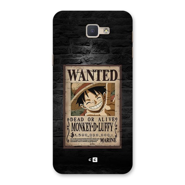Luffy Wanted Back Case for Galaxy J5 Prime