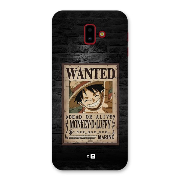 Luffy Wanted Back Case for Galaxy J6 Plus