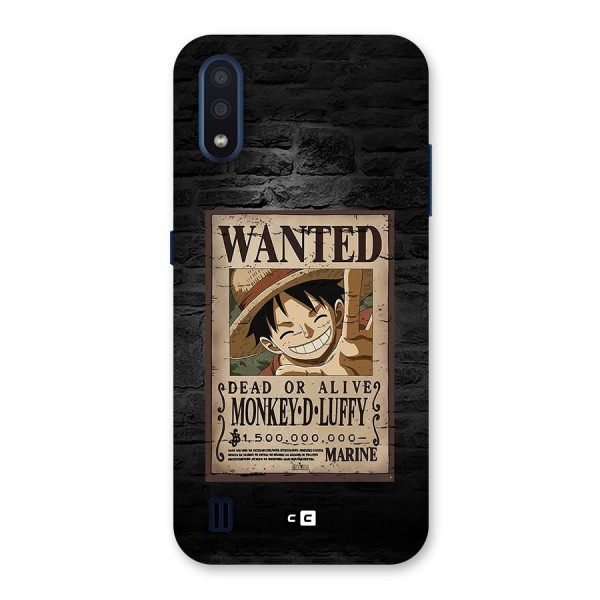 Luffy Wanted Back Case for Galaxy M01