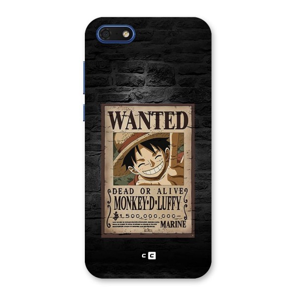 Luffy Wanted Back Case for Honor 7s