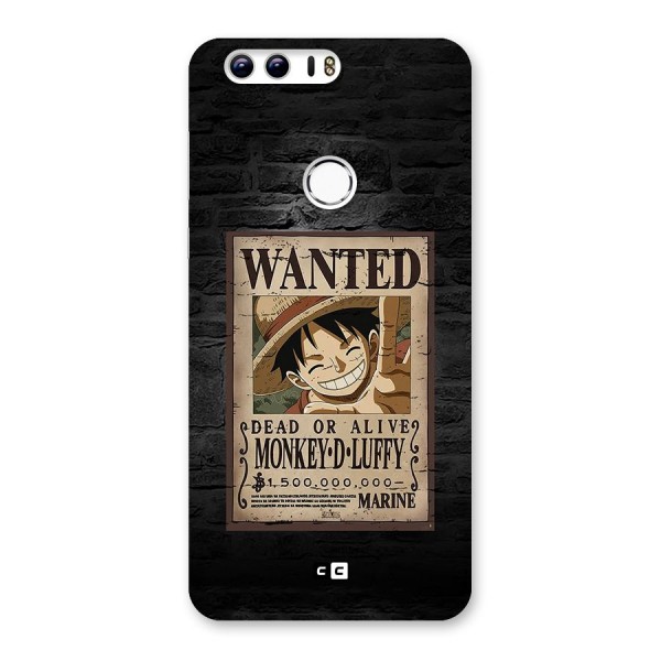 Luffy Wanted Back Case for Honor 8