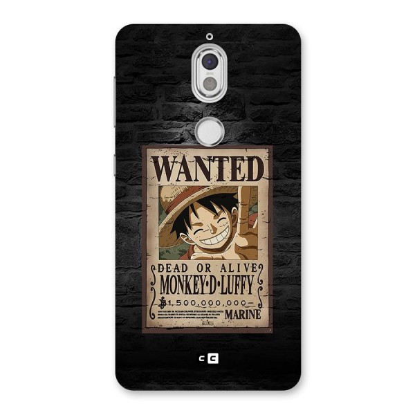 Luffy Wanted Back Case for Nokia 7