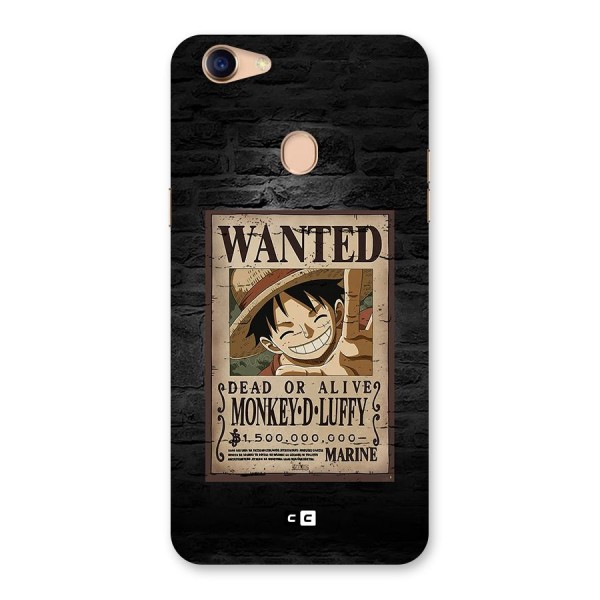 Luffy Wanted Back Case for Oppo F5