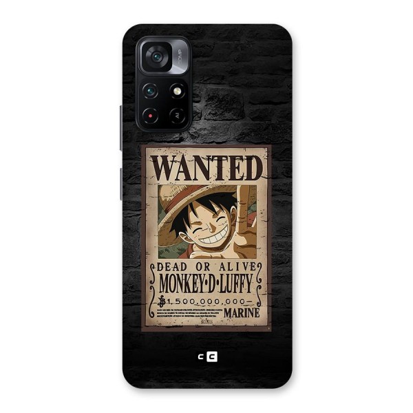 Luffy Wanted Back Case for Poco M4 Pro 5G