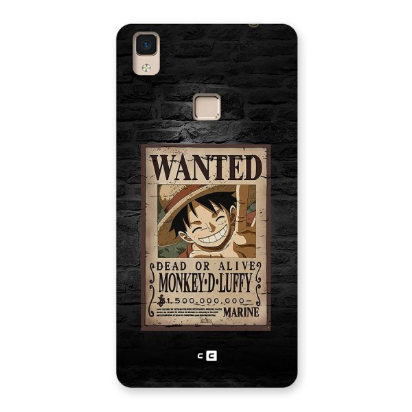 Luffy Wanted Back Case for V3 Max