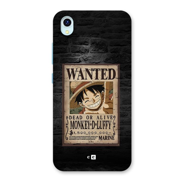 Luffy Wanted Back Case for Vivo Y1s