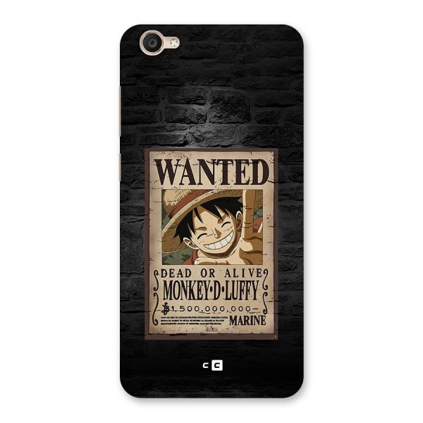 Luffy Wanted Back Case for Vivo Y55