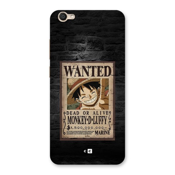 Luffy Wanted Back Case for Vivo Y67