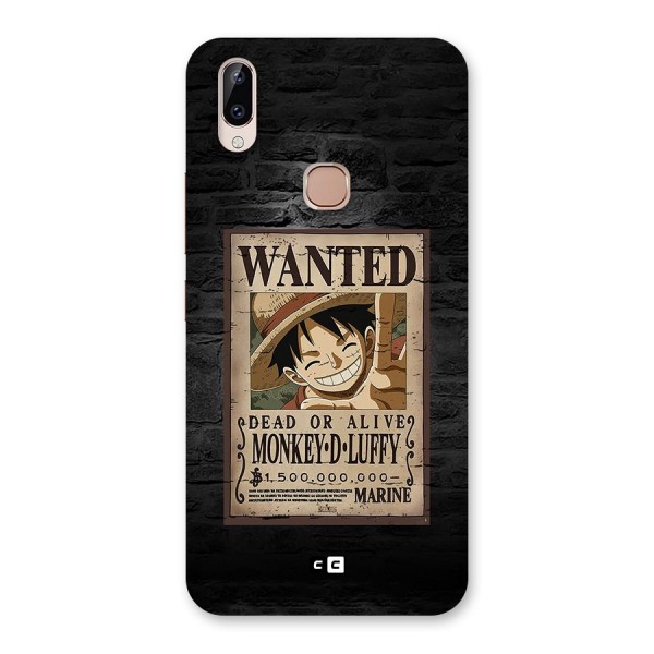 Luffy Wanted Back Case for Vivo Y83 Pro