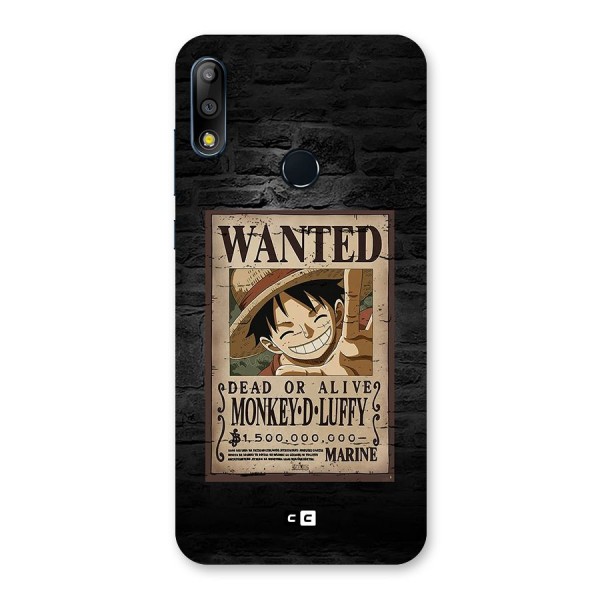 Luffy Wanted Back Case for Zenfone Max Pro M2