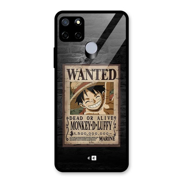 Luffy Wanted Glass Back Case for Realme C15