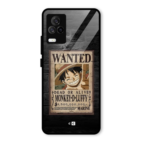 Luffy Wanted Glass Back Case for Vivo iQOO 7 Legend 5G