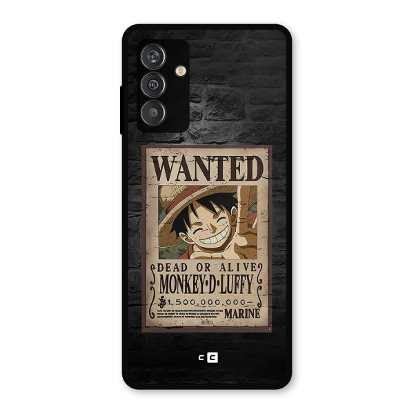 Luffy Wanted Metal Back Case for Galaxy F13