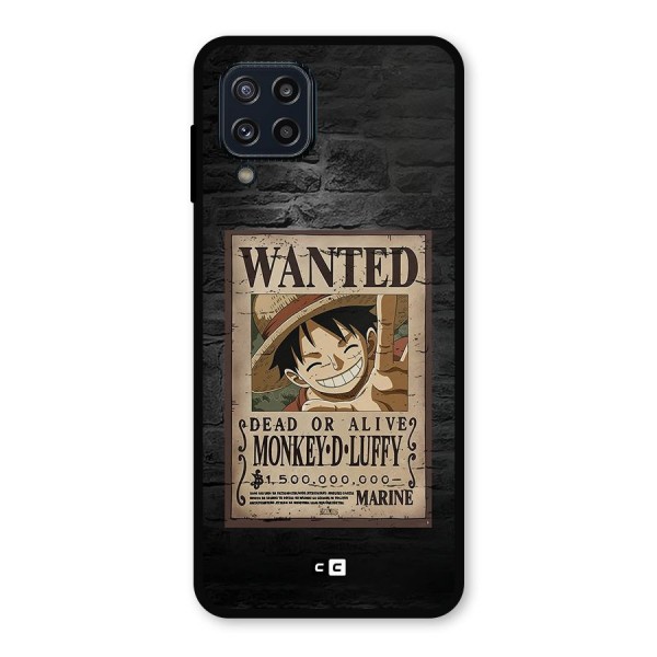 Luffy Wanted Metal Back Case for Galaxy M32