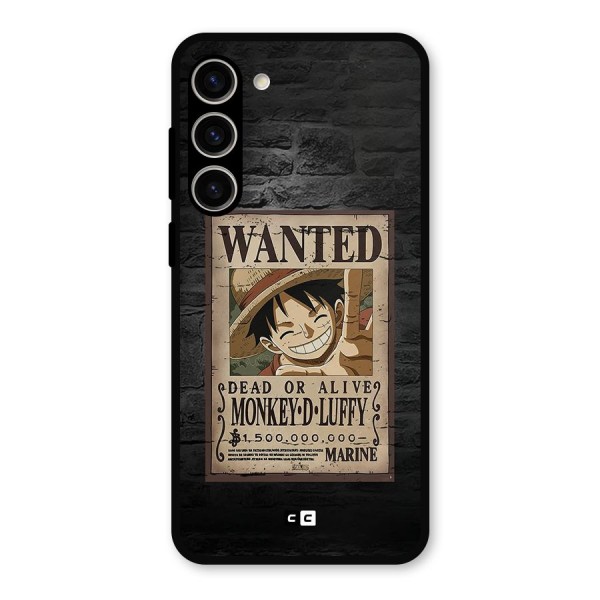 Luffy Wanted Metal Back Case for Galaxy S23 Plus