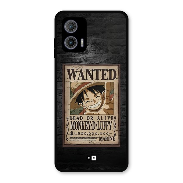 Luffy Wanted Metal Back Case for Moto G73