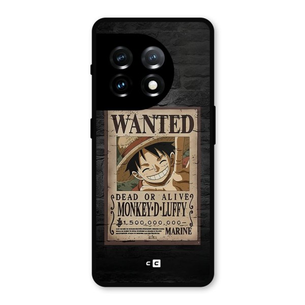 Luffy Wanted Metal Back Case for OnePlus 11