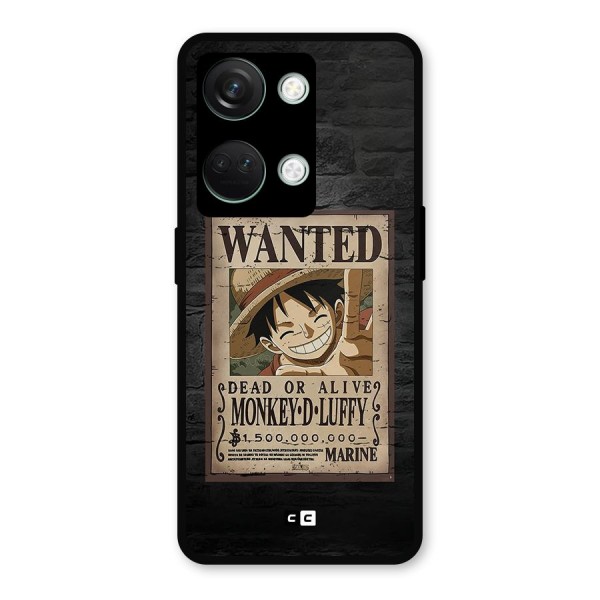 Luffy Wanted Metal Back Case for OnePlus Nord 3