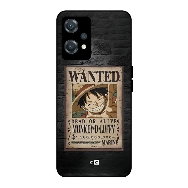 Luffy Wanted Metal Back Case for OnePlus Nord CE 2 Lite 5G